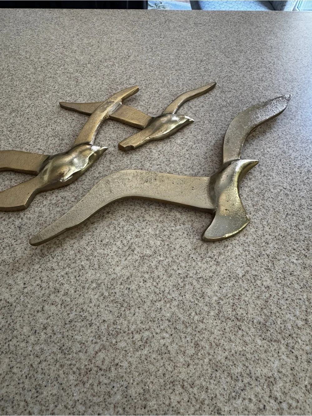 Boltze Home Birdy Gold Brass Metal Set Of Birds Wall Decor 1011623 Maritime